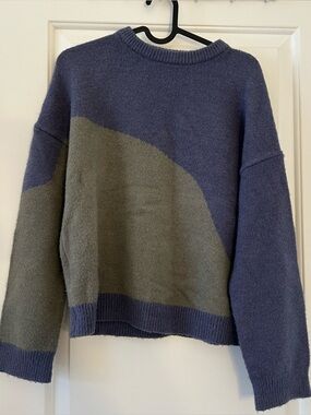 Oak + Fort colorblock sweater XS